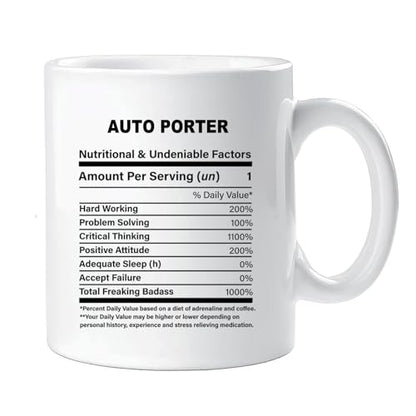 Gift for Auto Porter Ideas Graduation Funny | Ceramic Coffee Mug | 11 OZ