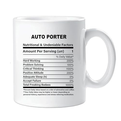 Gift for Auto Porter Ideas Graduation Funny | Ceramic Coffee Mug | 11 OZ