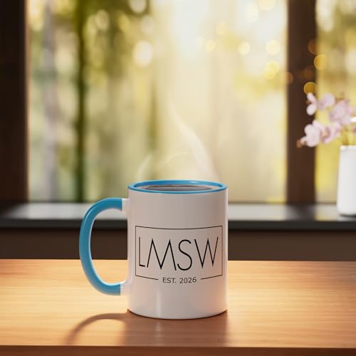 LMSW Est 2026 Licensed Master Social Worker | Ceramic Coffee Mug | 11 OZ