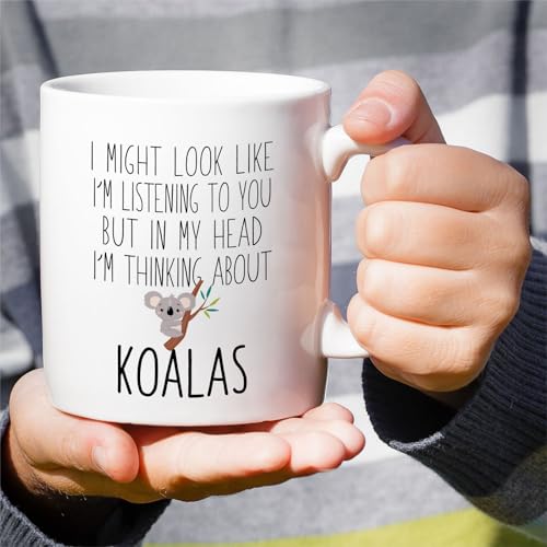 Funny Koalas Lover Cute Koala or for Wildlife | Ceramic Coffee Mug | 11 OZ