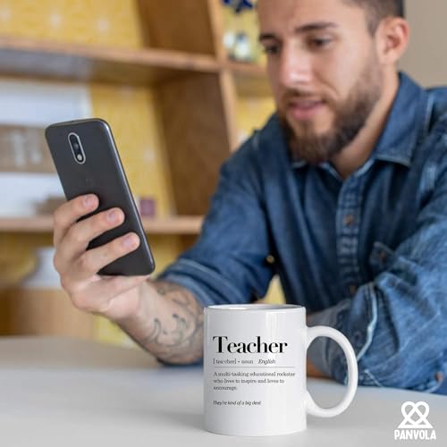 Teacher Definition Gifts Appreciation from | Ceramic Coffee Mug | 11 OZ