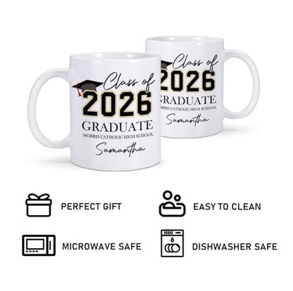 Personalized Graduation Gifts Class of 2026 | Customised Coffee Mug | 11 OZ