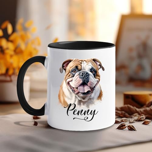 English Bulldog Personalized Breed Accent | Customised Coffee Mug | 11 OZ