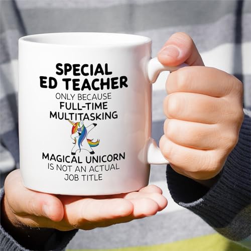 Funny Special Education Teacher or Humorous Ed | Ceramic Coffee Mug | 11 OZ