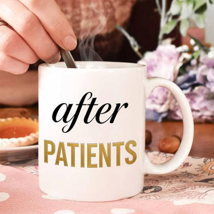 Before Patients After Gift Set for Men Scholar | Ceramic Coffee Mug | 11 OZ