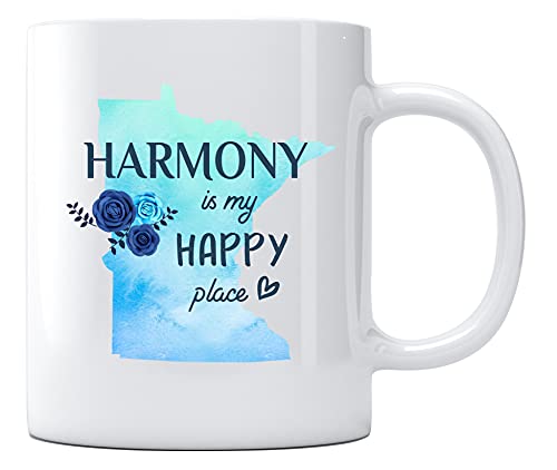 Mothers Day Harmony Minnesota Is My Happy | Ceramic Coffee Mug | 11 OZ
