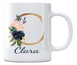 Happy Mothers Day with Name Clara Best Gifts | Ceramic Coffee Mug | 11 OZ