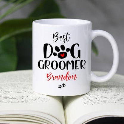 Personalized Dog Grooming Best Groomer | Customised Coffee Mug | 11 OZ