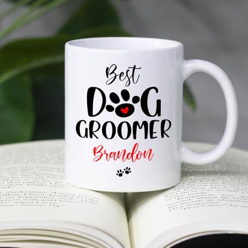 Personalized Dog Grooming Best Groomer | Customised Coffee Mug | 11 OZ