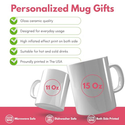 Wrappiness To My Daughter Personalized | Customised Coffee Mug | 11 OZ
