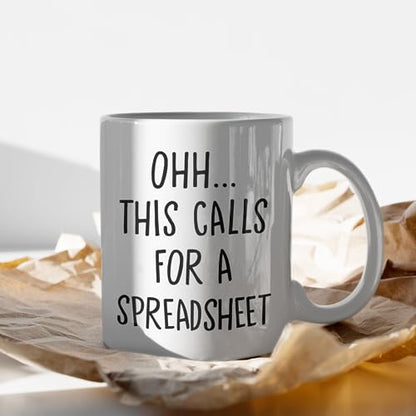 Funny for Office Excel Accountant Gifts This | Ceramic Coffee Mug | 11 OZ