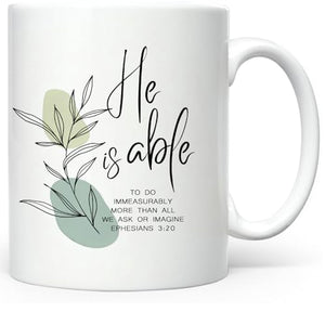 Christian Gifts for Women Inspiration Funny | Ceramic Coffee Mug | 11 OZ