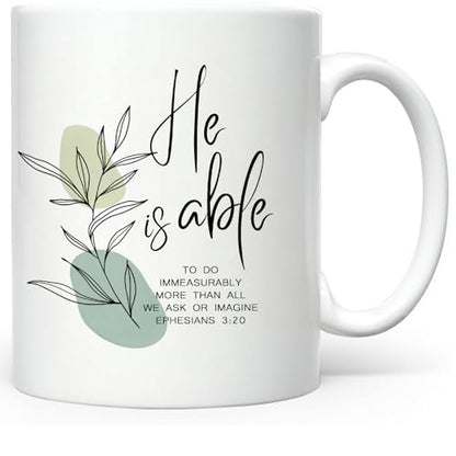 Christian Gifts for Women Inspiration Funny | Ceramic Coffee Mug | 11 OZ
