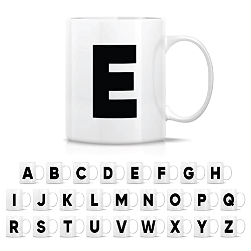 Initial A-Z Alphabet Monogrammed Student | Ceramic Coffee Mug | 11 OZ