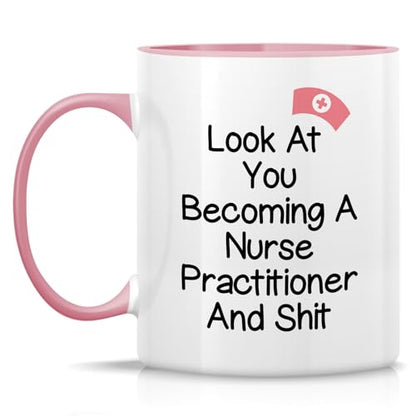 Funny Look at You Becoming a Nurse | Ceramic Coffee Mug | 11 OZ