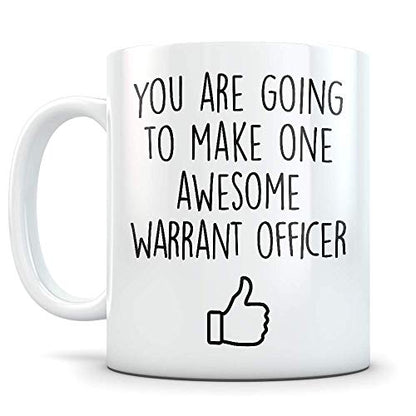 Warrant Officer Promotion Gift for Men and | Ceramic Coffee Mug | 11 OZ