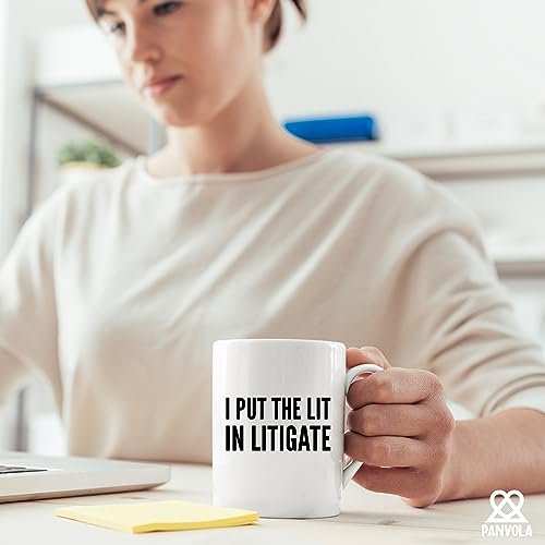I Put The Lit In Litigate Lawyer Gifts To | Ceramic Coffee Mug | 11 OZ