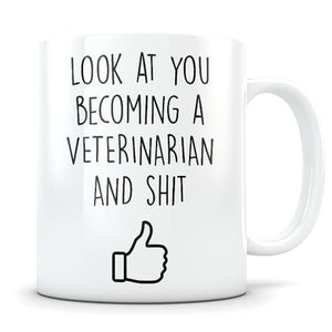 Veterinarian graduation gift Vet school DVM | Ceramic Coffee Mug | 11 OZ