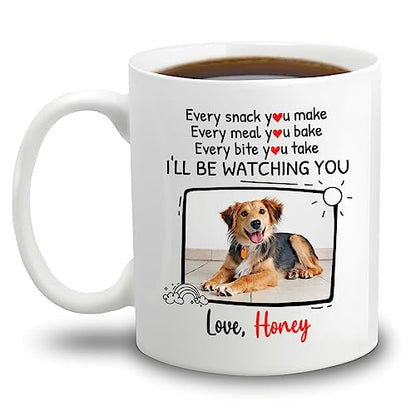 Personalized Dogs Name Photo Gift For Dog | Customised Coffee Mug | 11 OZ