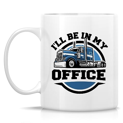 Funny Truck Driver Gift Trucker Office Sarcasm | Ceramic Coffee Mug | 11 OZ