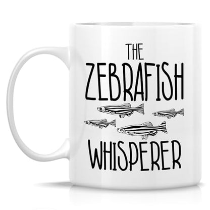 Funny Zebrafish Lover Whisperer Hilarious Gift | Ceramic Coffee Mug | 11 OZ