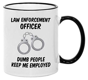 Law Enforcement Gifts for Men and Women Police | Ceramic Coffee Mug | 11 OZ