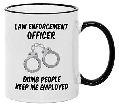 Law Enforcement Gifts for Men and Women Police | Ceramic Coffee Mug | 11 OZ