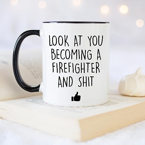Future Firefighter Graduation for Men Funny | Ceramic Coffee Mug | 11 OZ