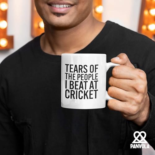 Tears Of The People I Beat At Cricket Funny | Ceramic Coffee Mug | 11 OZ