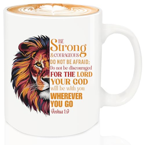 Christian Gifts for Men Religious | Ceramic Coffee Mug | 11 OZ