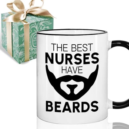 Funny Male Nurse Gifts for Men Dad Coworkers | Ceramic Coffee Mug | 11 OZ