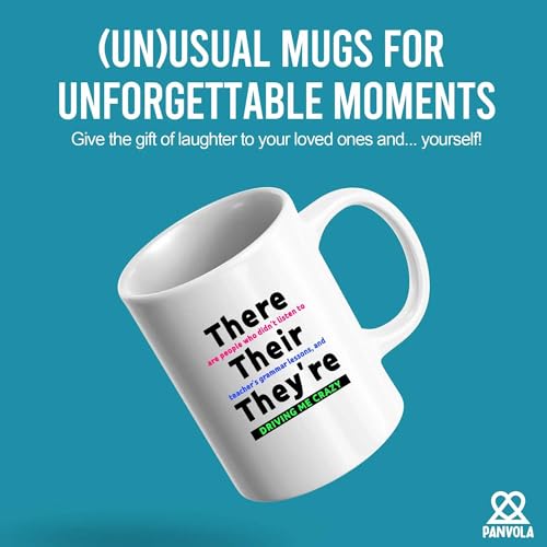 There Their They re Grammar English Teacher | Ceramic Coffee Mug | 11 OZ