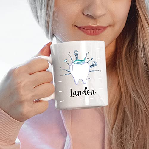 Customized World s Best Dental Hygienist | Customised Coffee Mug | 11 OZ