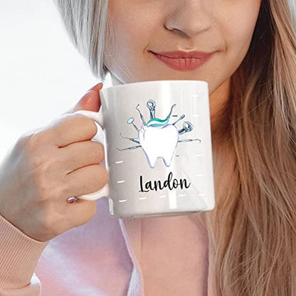 Customized World s Best Dental Hygienist | Customised Coffee Mug | 11 OZ