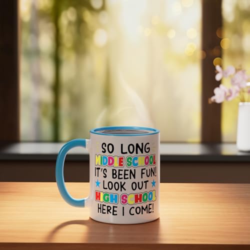 Kid So Long Middle School High Here I Come | Ceramic Coffee Mug | 11 OZ
