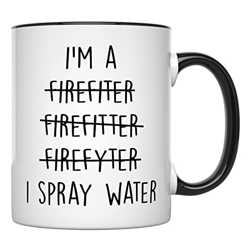 Firefighter Gifts for Men Women Funny Fireman | Ceramic Coffee Mug | 11 OZ