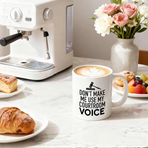 Don t Make Me Use My Courtroom Voice Funny | Ceramic Coffee Mug | 11 OZ