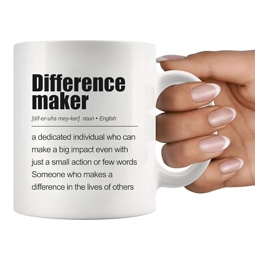 Difference Maker Definition Inspirational | Ceramic Coffee Mug | 11 OZ