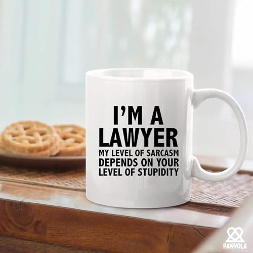 I m A Lawyer My Level Of Sarcasm Gifts Funny | Ceramic Coffee Mug | 11 OZ