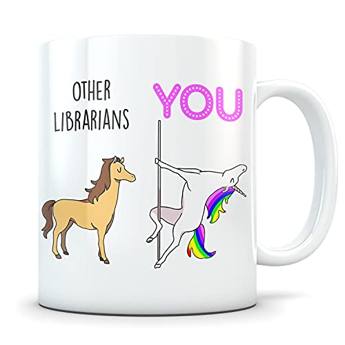 Librarian gift birthday appreciation | Ceramic Coffee Mug | 11 OZ