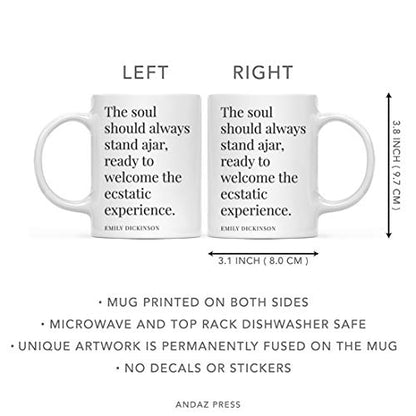 Motivational Inspirational Gift The Soul | Ceramic Coffee Mug | 11 OZ
