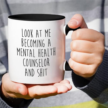 Funny Mental Health Counselor or Graduate | Ceramic Coffee Mug | 11 OZ