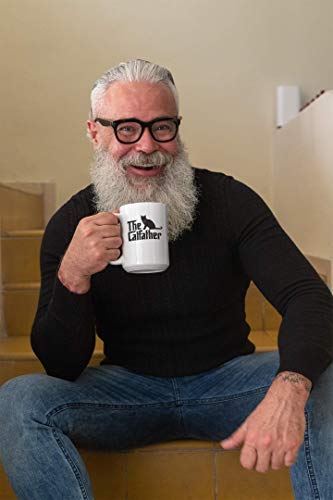 The Catfather Cat Dad Crazy Kitty | Ceramic Coffee Mug | 11 OZ