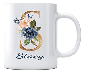 Mothers Day Presents with Name Stacy Gift from | Ceramic Coffee Mug | 11 OZ