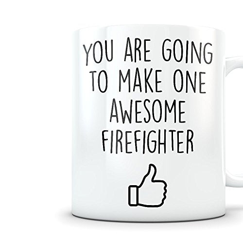 Firefighter Graduation Gifts Future | Ceramic Coffee Mug | 11 OZ