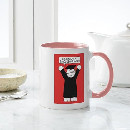 Graduation Congratulations In Spanish Scholar | Ceramic Coffee Mug | 11 OZ
