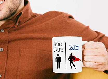 Funny My Uncle vs Other Uncles Gag Cool | Ceramic Coffee Mug | 11 OZ