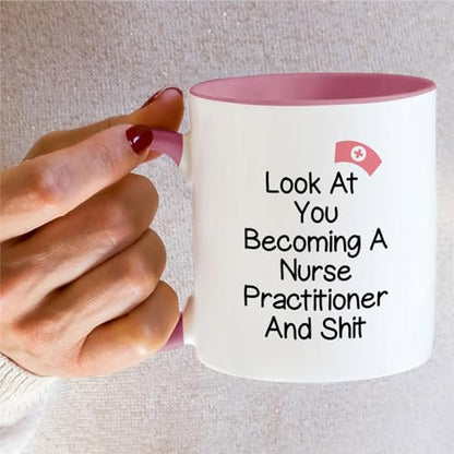 Funny Look at You Becoming a Nurse | Ceramic Coffee Mug | 11 OZ