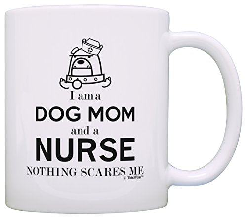 ThisWear Graduation Gifts for Nurse I am a Dog | Ceramic Coffee Mug | 11 OZ
