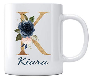 Happy Mothers Day with Name Kiara Best Gifts | Ceramic Coffee Mug | 11 OZ